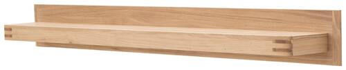 WANDBOARD Balkeneiche furniert, massiv Eichefarben  - Eichefarben, Design, Holz (180/20/25cm) - Livetastic