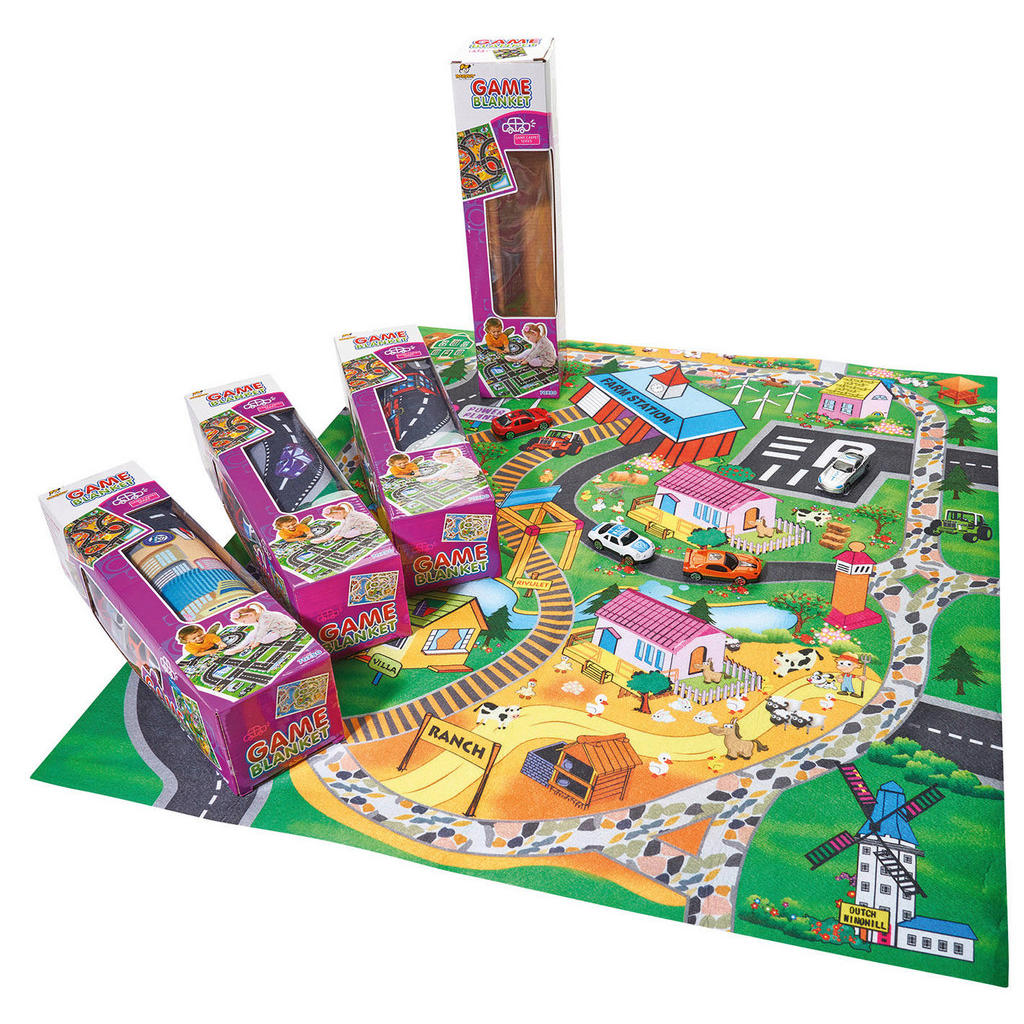 Straßenset Autospielmatte