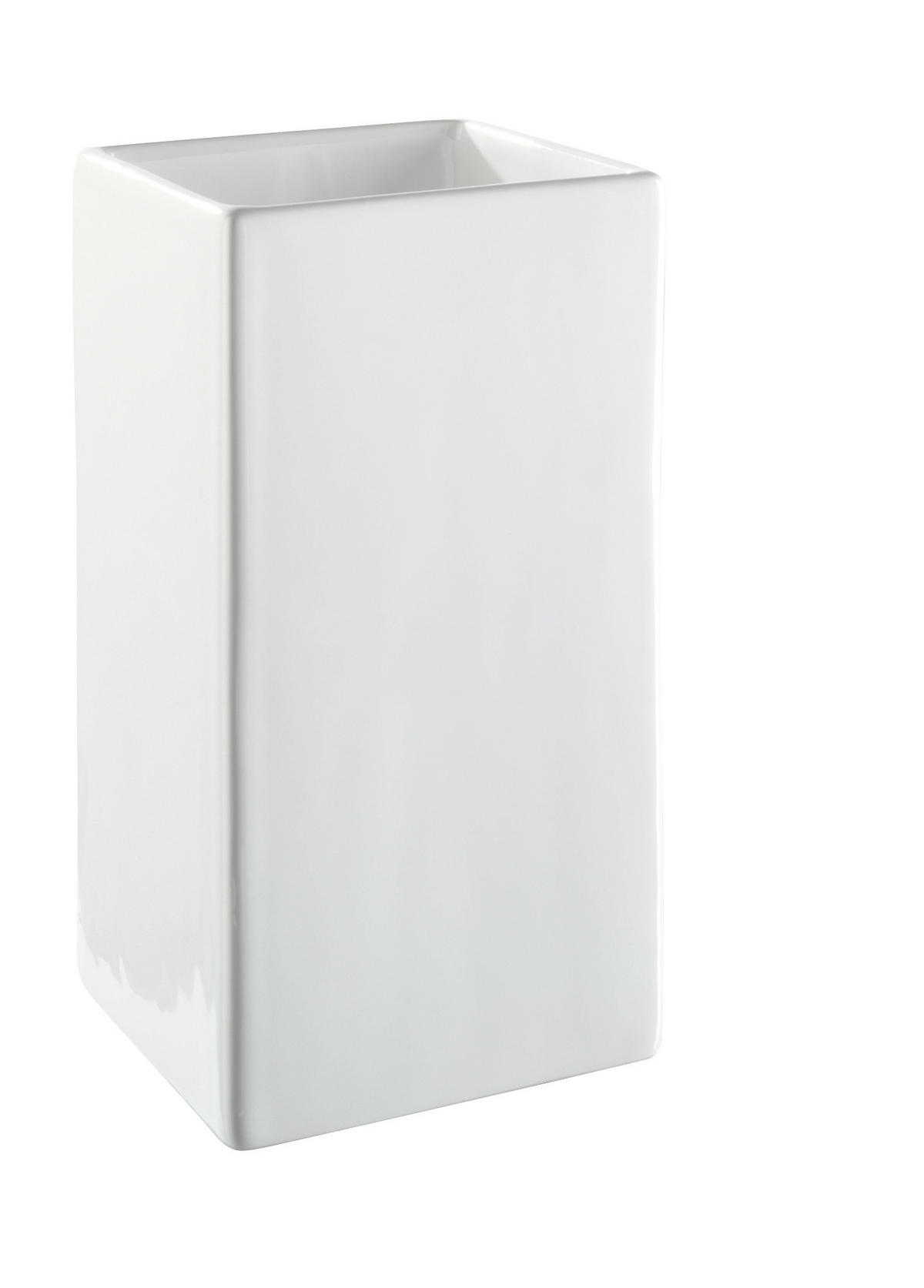 VASE  - Weiss, Basics, Keramik (11,5/21cm) - ASA