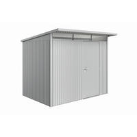 GERÄTEHAUS 260/218/220 cm  - Silberfarben, Basics, Metall (260/218/220cm) - Biohort