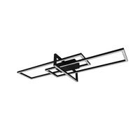 LED-DECKENLEUCHTE SALINAS   - Schwarz, Design, Metall (100/11,5/40cm) - Trio Leuchten