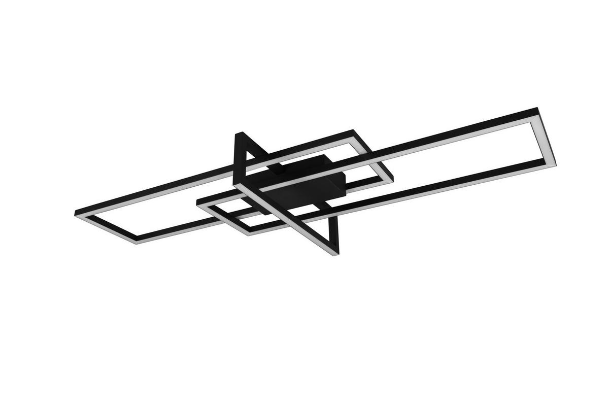 LED-DECKENLEUCHTE SALINAS   - Schwarz, Design, Metall (100/11,5/40cm) - Trio Leuchten