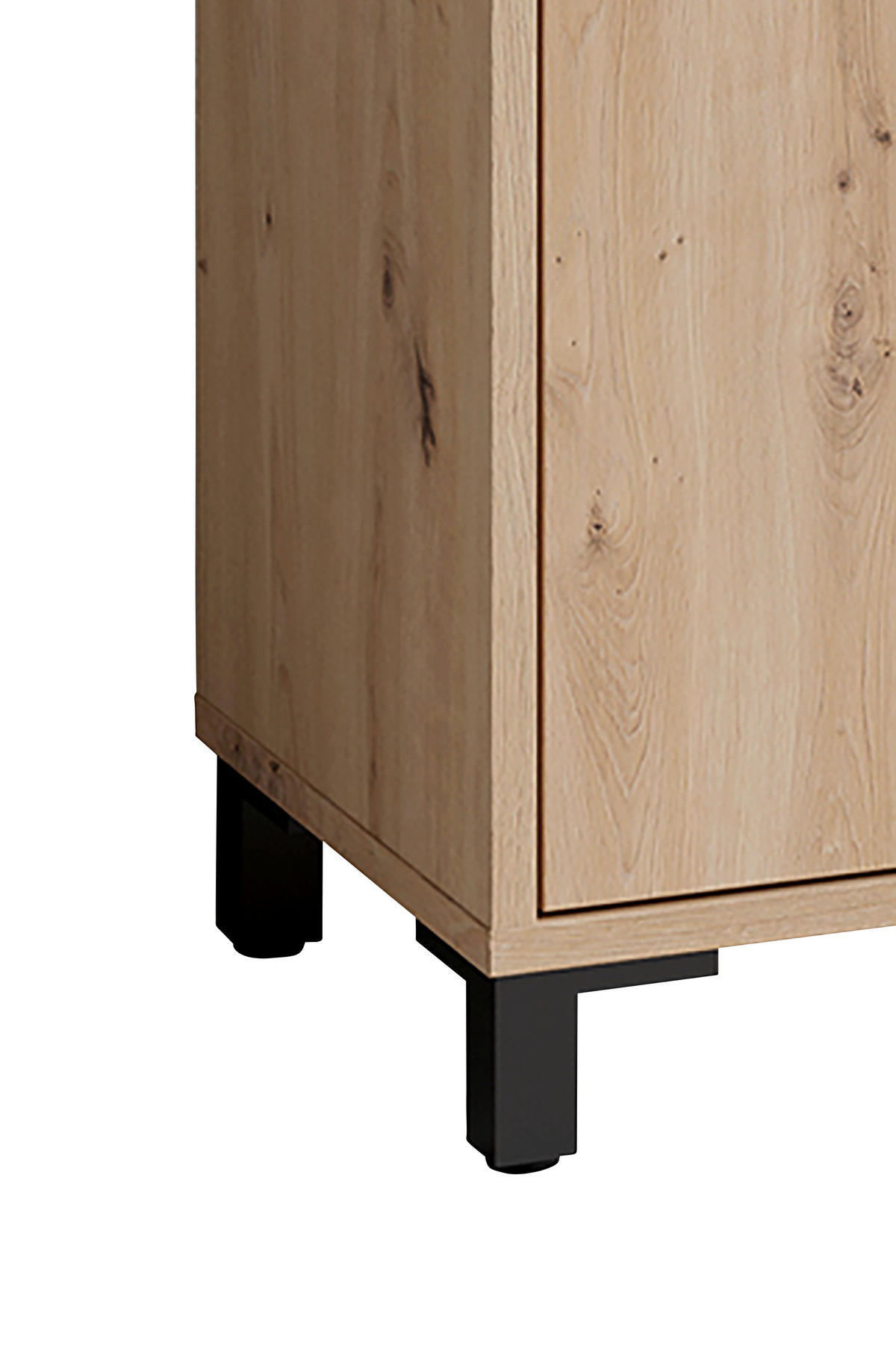 BADEZIMMER 4-teilig  in 194,5 cm  - Schwarz/Eiche Artisan, MODERN, Holzwerkstoff/Kunststoff (194,5cm) - MID.YOU