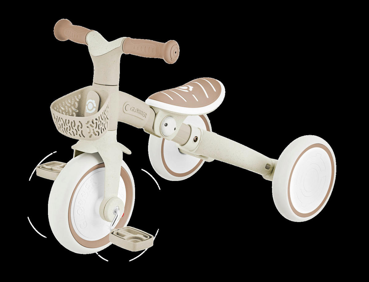 DREIRAD LEARNING TRIKE 2in1 PLUS ECO  - Taupe, Basics, Kunststoff (62,2kg) - GLOBBER