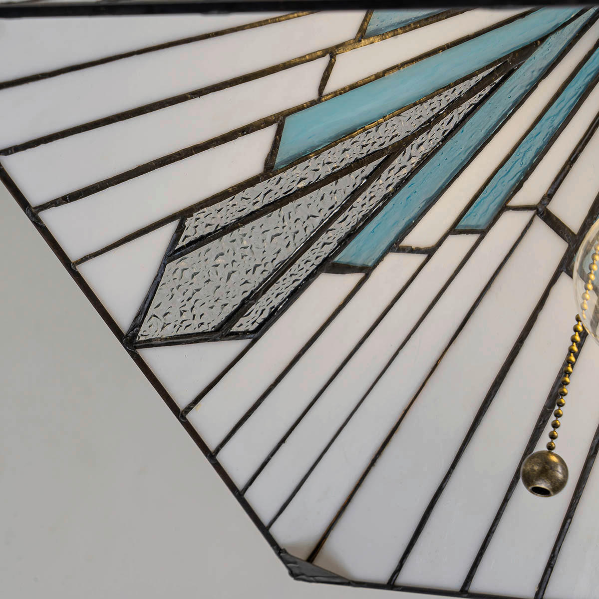 HÄNGELEUCHTE 38/180 cm  - Dunkelbraun/Multicolor, KONVENTIONELL, Glas/Metall (38/180cm) - Elstead Lighting