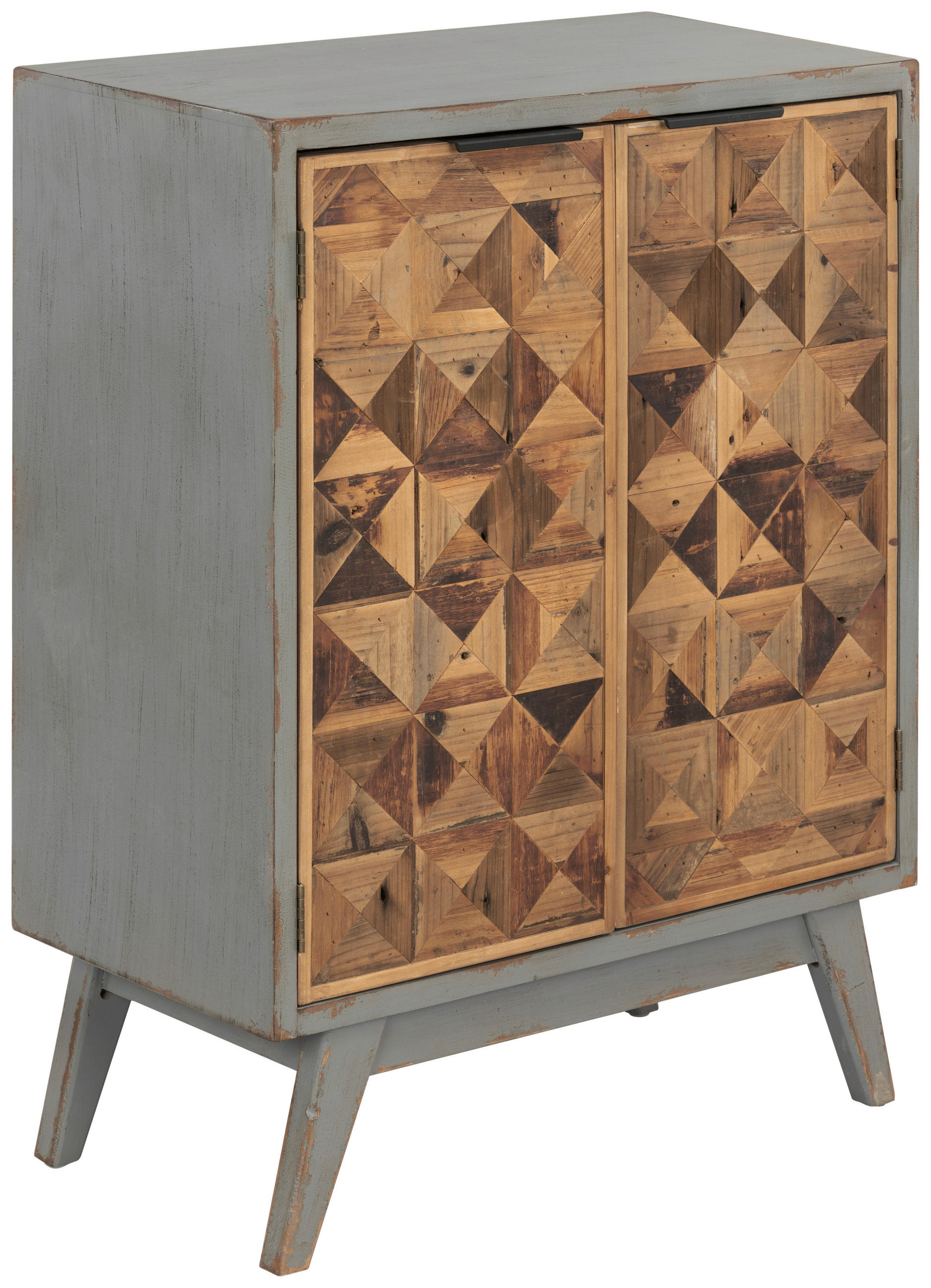 DULAP PENTRU PANTOFI 64.5/86/33.5 cm  - culoare natur/negru, Konventionell, lemn/metal (64.5/86/33.5cm) - Livetastic