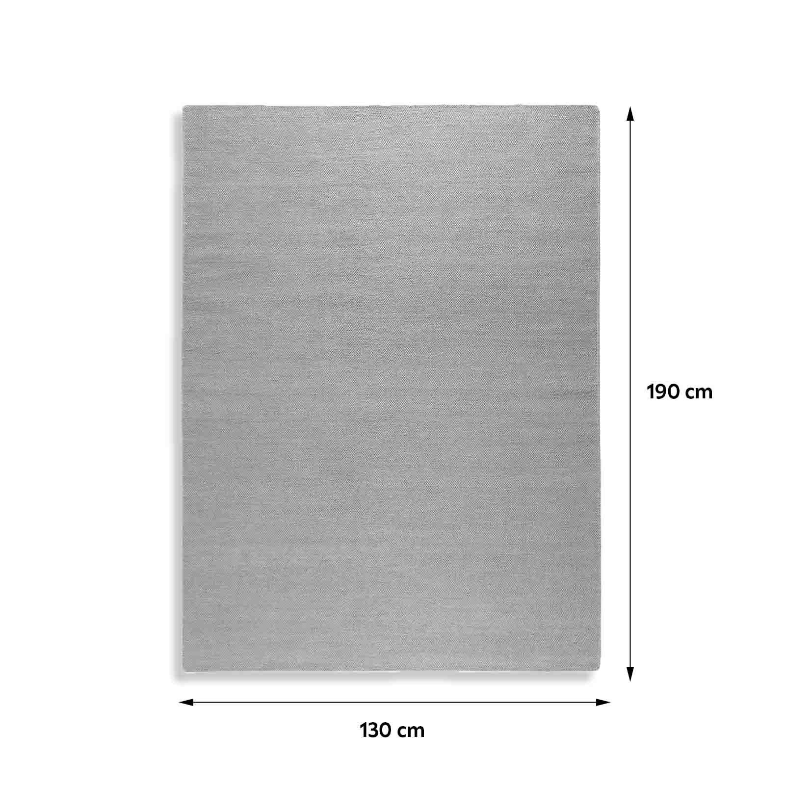 Handwebteppich Silber 130/190 cm ESP-7708-15 Silberfarben  - Silberfarben, KONVENTIONELL, Textil (130/190cm) - Esprit