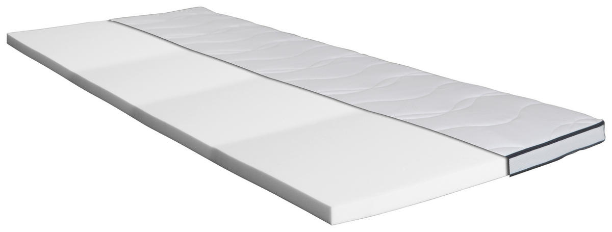 FEDŐMATRAC 90/200 cm  - fehér, Basics, textil (90/200cm) - Sleeptex
