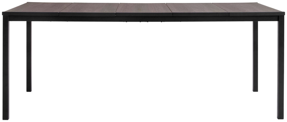 ZÁHRADNÝ STÔL, plast, 200/75/95 cm - farba vlašského orecha, Modern, kov/plast (200/75/95cm) - Ambia Garden