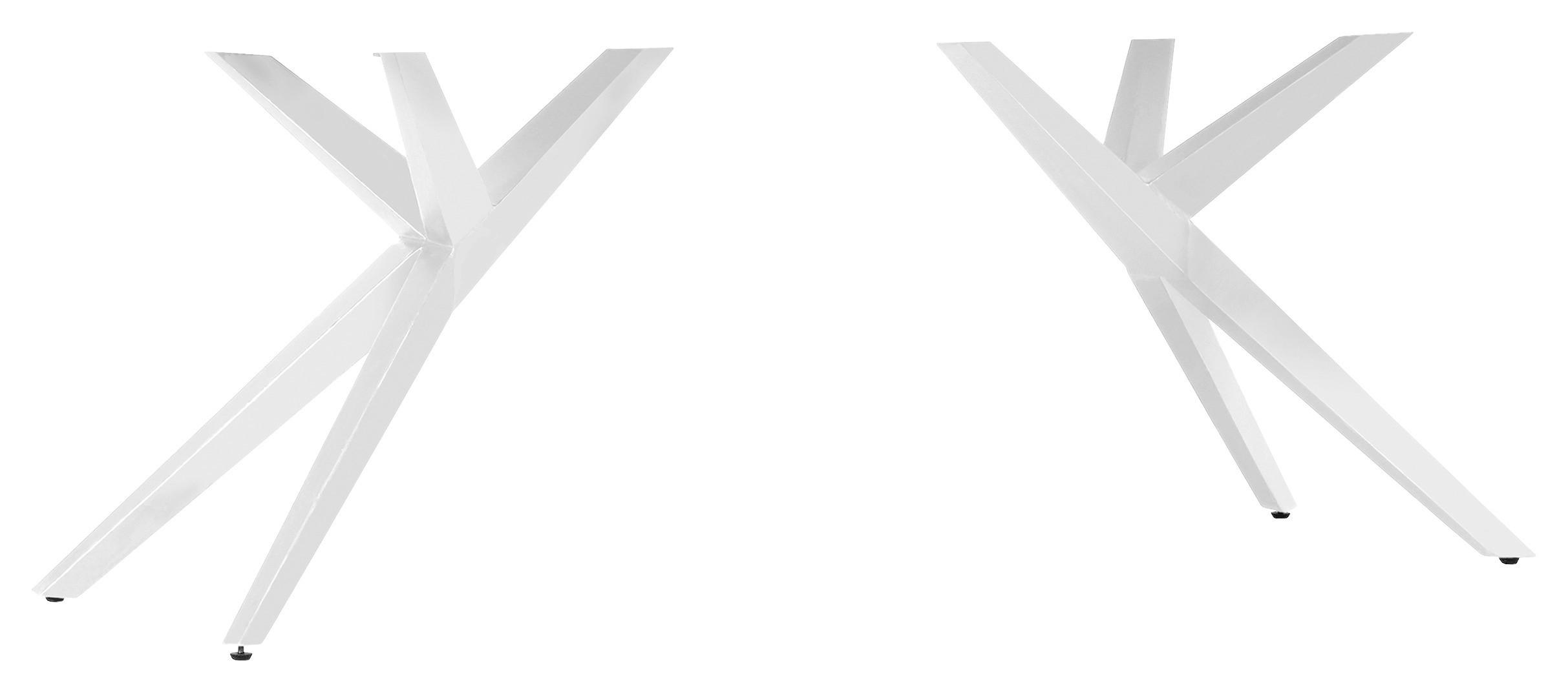 TISCHGESTELL 60/80/73 cm  Metall Weiß  - Weiß, Design, Metall (60/80/73cm) - Landscape