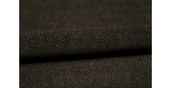 ECKSOFA  in Flachgewebe Dunkelbraun  - Dunkelbraun/Schwarz, KONVENTIONELL, Textil/Metall (252/162cm) - Carryhome