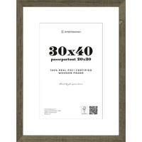 BILDERRAHMEN 33,1/43.2/2.5 cm  - Wengefarben, Basics, Holzwerkstoff (33,1/43.2/2.5cm)