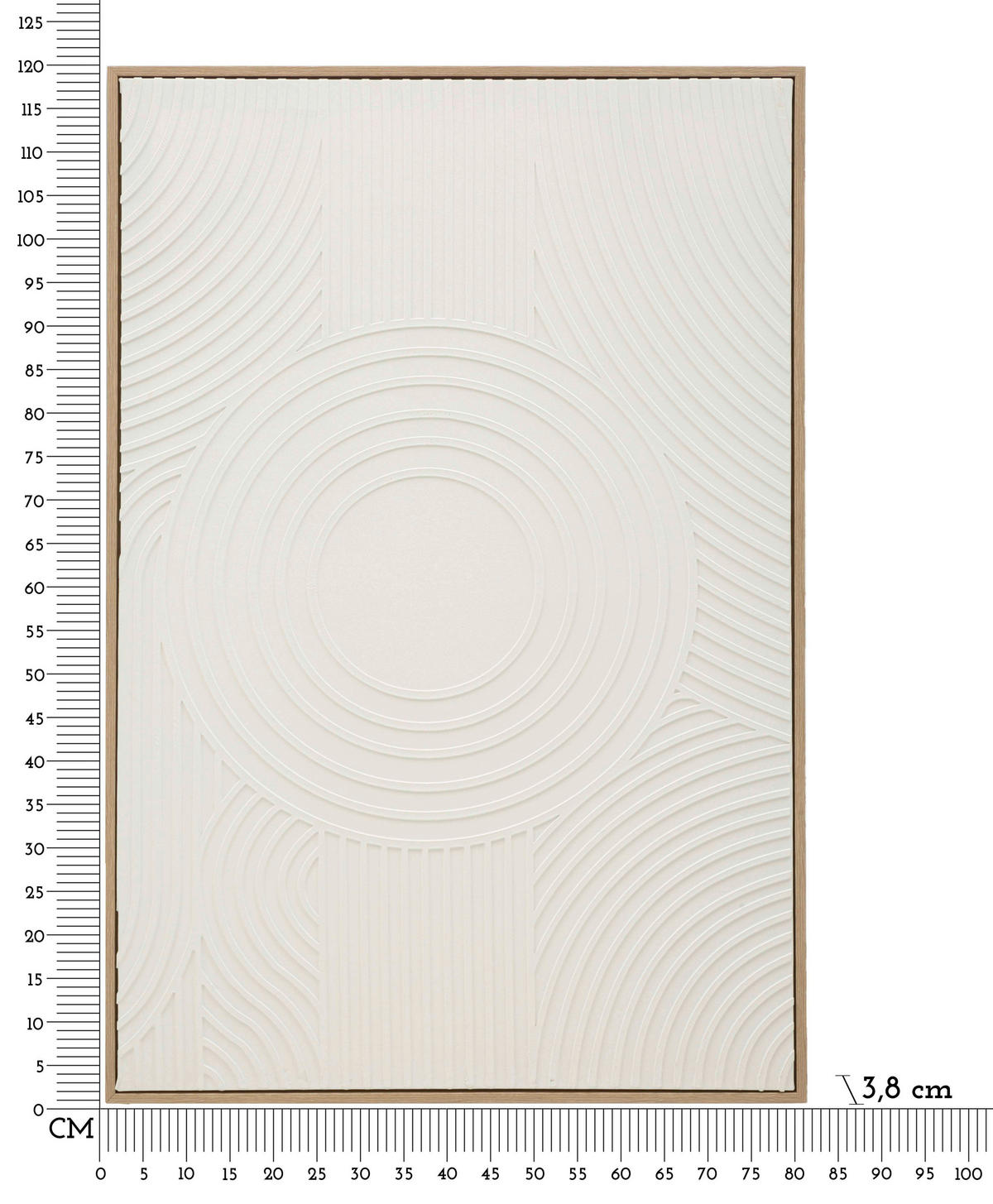 LEINWANDBILD  - Goldfarben, Basics, Holz/Kunststoff (80/120/3.8cm)