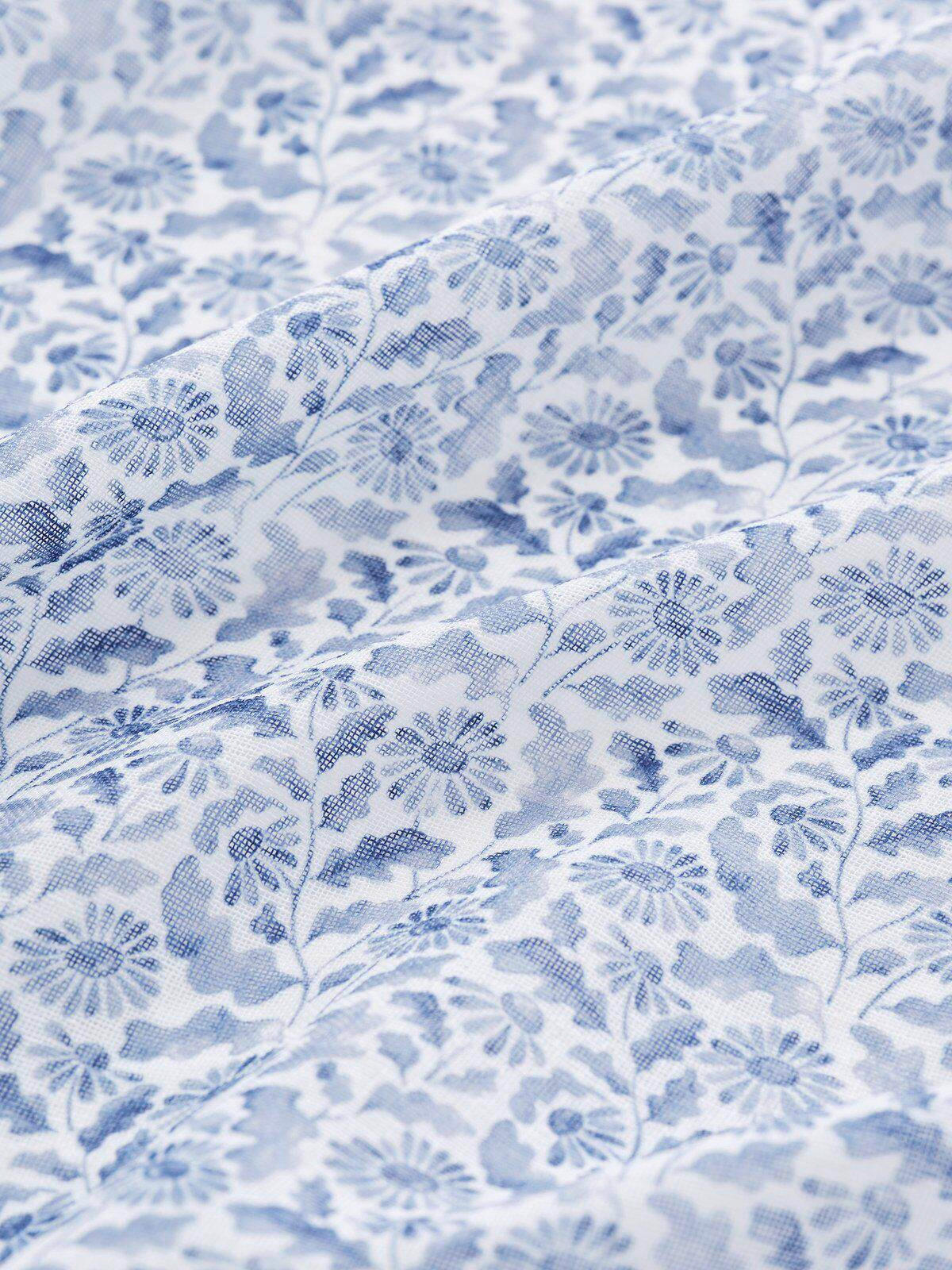 FERTIGVORHANG halbtransparent  - Blau, Design, Textil (140/280cm) - Svanefors