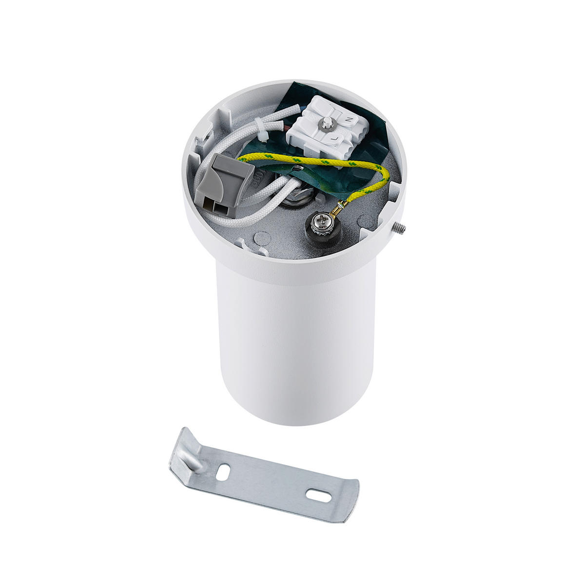 DECKENSTRAHLER - Weiss, Design, Metall (6/6/12,5cm)