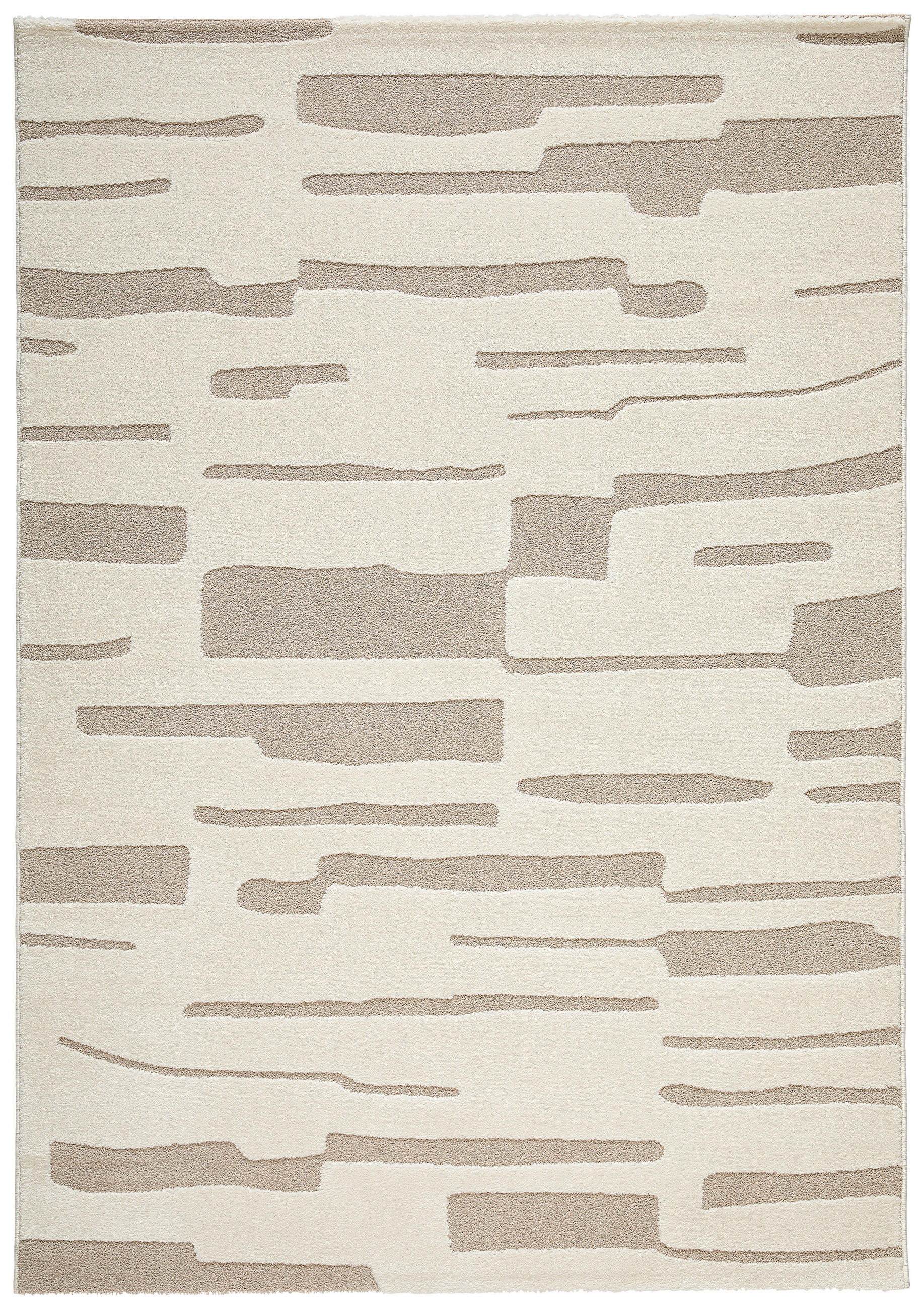 WEBTEPPICH 80/150 cm Creme, Beige  - Beige/Creme, Design, Textil (80/150cm) - Novel