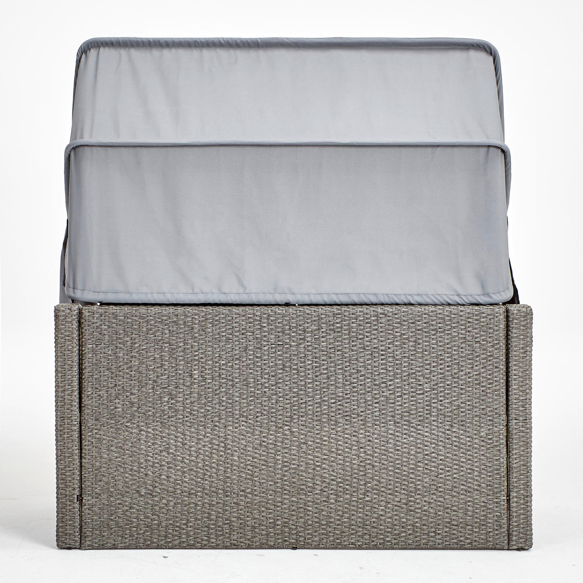 GARTENMUSCHEL 146/74/144 cm  - Grau, MODERN, Kunststoff/Textil (146/74/144cm) - Ambia Garden
