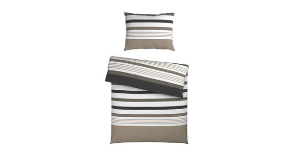 BETTWÄSCHE Renforcé 140/200 cm  - Taupe, Basics, Textil (140/200cm) - Novel