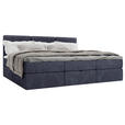 FAMILIENBETT - Schwarz/Dunkelblau, Design, Holzwerkstoff/Kunststoff (240/200cm) - Esposa