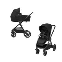 KOMBIKINDERWAGEN  Oxford+  Twillic Black  - Schwarz, Basics, Textil (58/110/95.5cm) - Maxi-Cosi