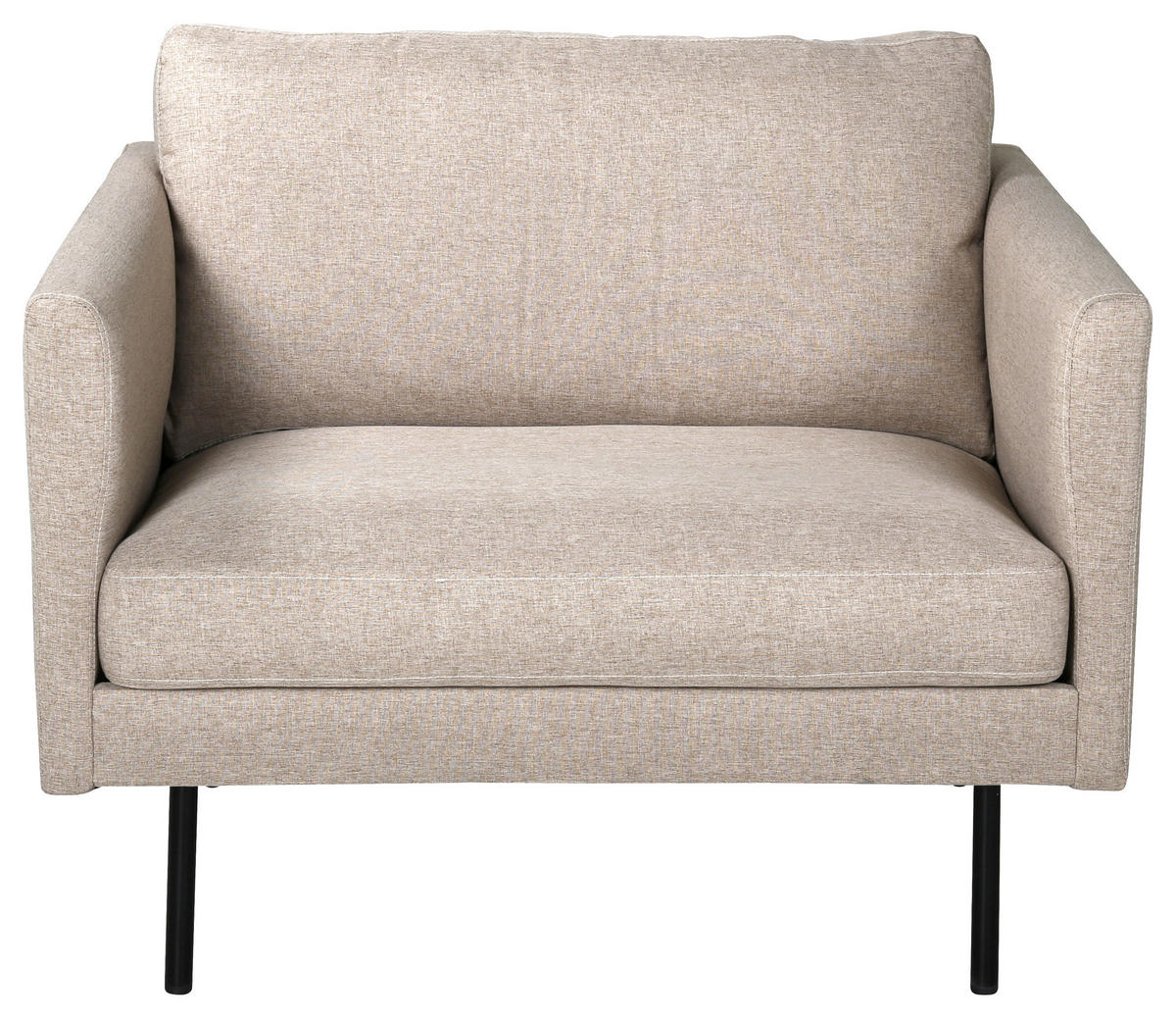 FÅTÖLJ i metall, textil  - Design, metall/textil (95/80/84cm) - Livetastic