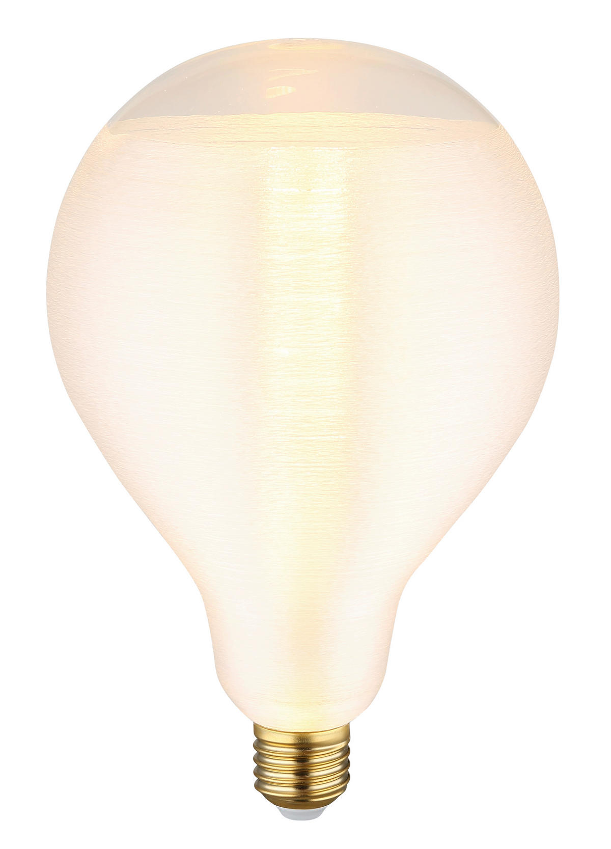 LED-LEUCHTMITTEL   E27 4 W  - Klar/Messingfarben, Basics, Glas/Metall (13/21cm) - Globo