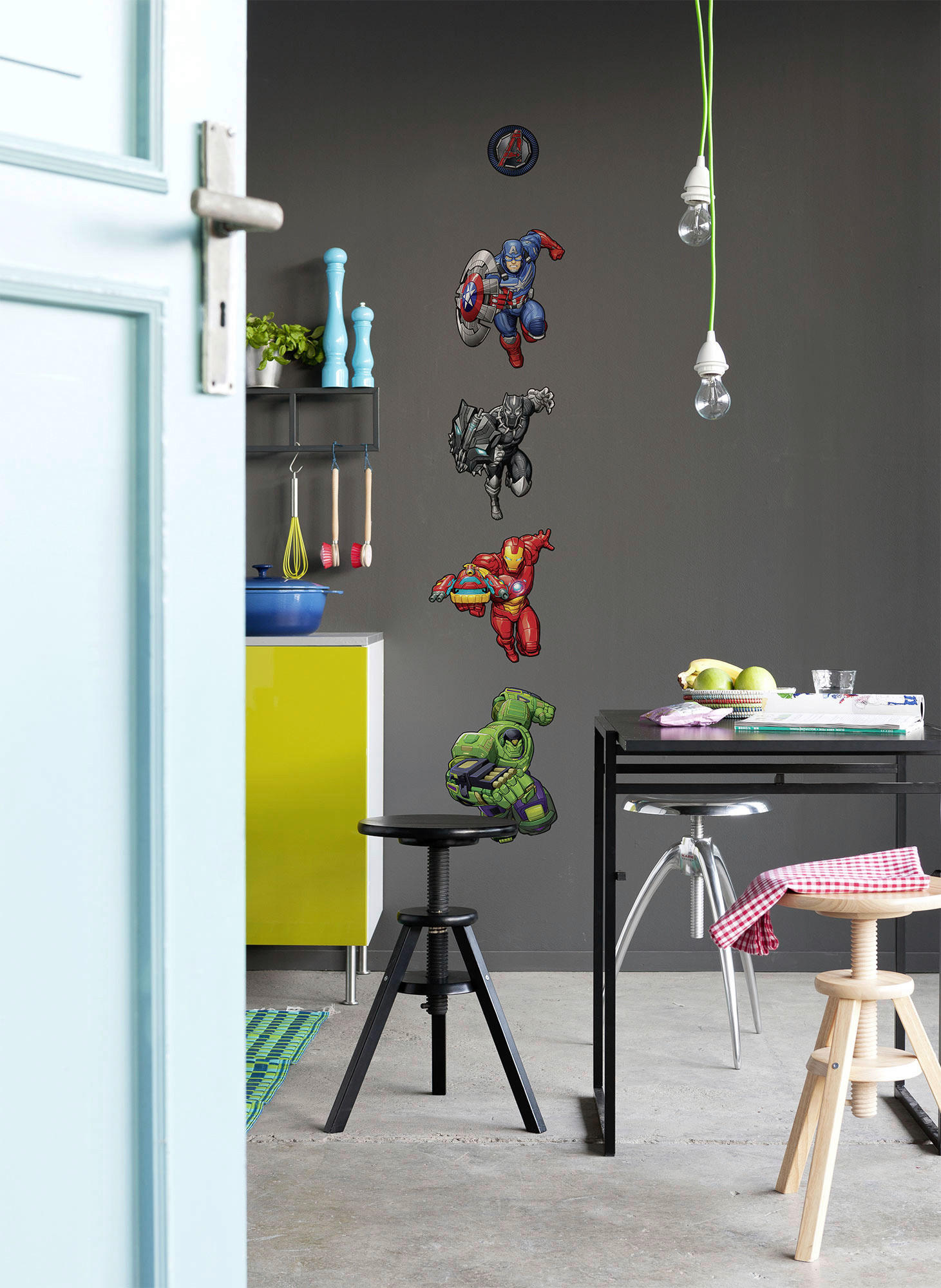 VÄGGDEKALER 50/70 cm     - multicolor, Basics, plast (50/70cm) - Komar