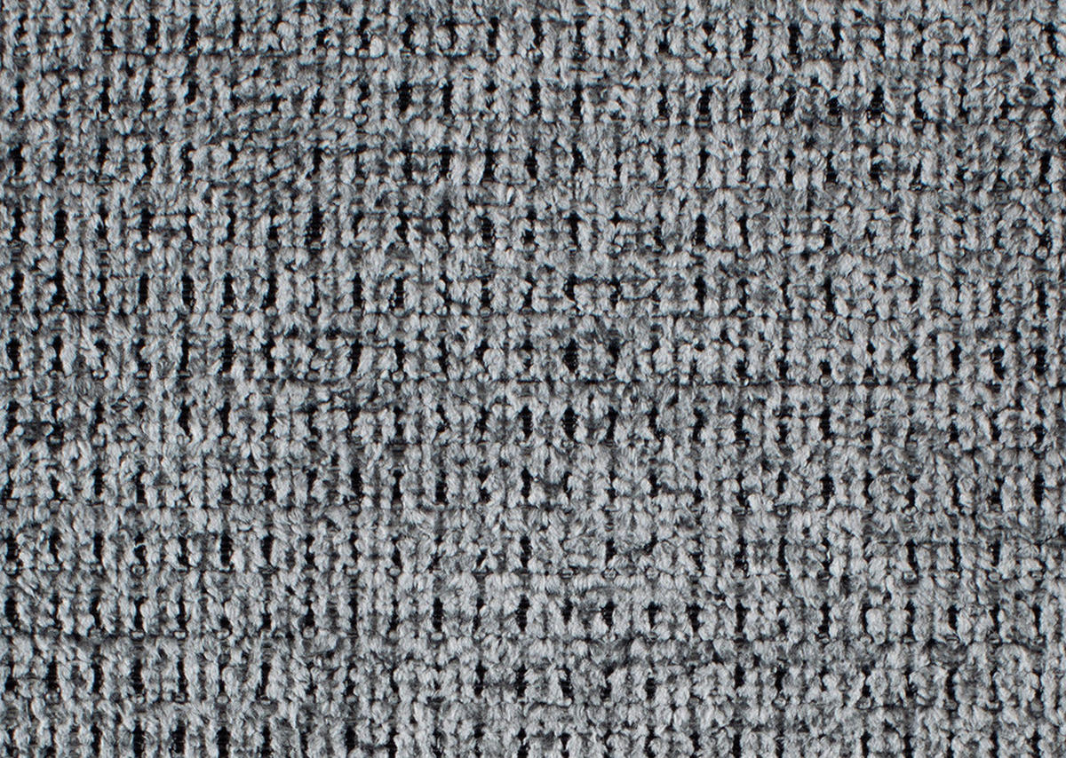 ECKSOFA in Webstoff Grau  - Chromfarben/Grau, Design, Textil/Metall (260/187cm) - Xora