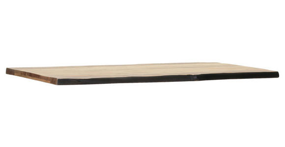 TISCHPLATTE      - Akaziefarben, Design, Holz (220/100/5cm) - Landscape