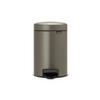 ODPADKOVÝ KOŠ  3 l - platinová, Design, kov/plast (16,8/26,4/23,5cm) - Brabantia