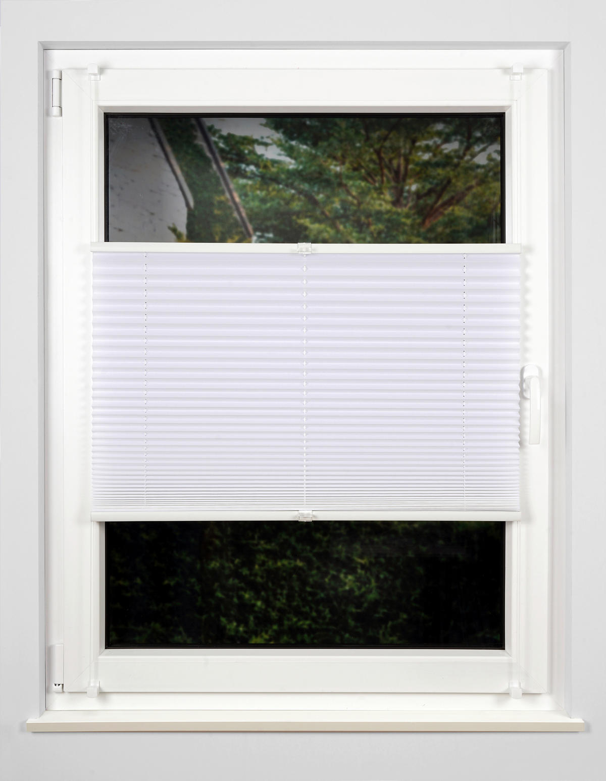 PLISSEE   70/130 cm    - Weiß, Basics, Textil (70/130cm) - Homeware