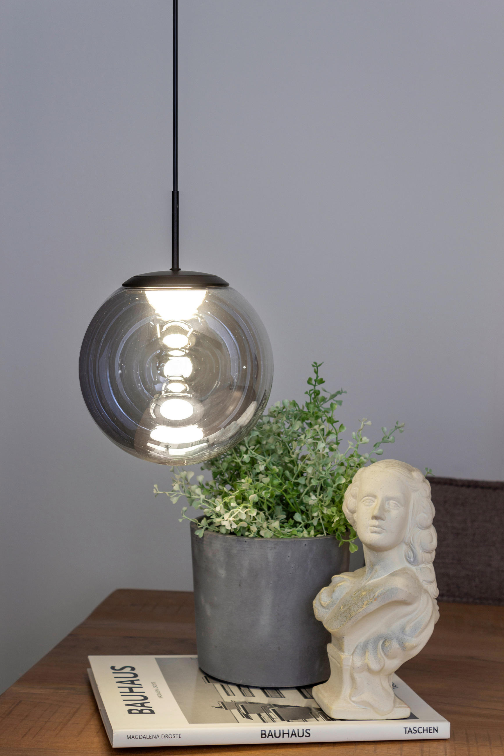 LED-HÄNGELEUCHTE 15/150 cm  - Silberfarben, Basics, Glas (15/150cm)