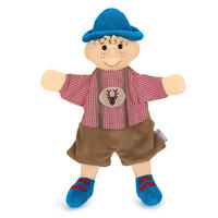 HANDPUPPE Seppel - Blau/Beige, Basics, Textil (32/27/9cm) - Sterntaler