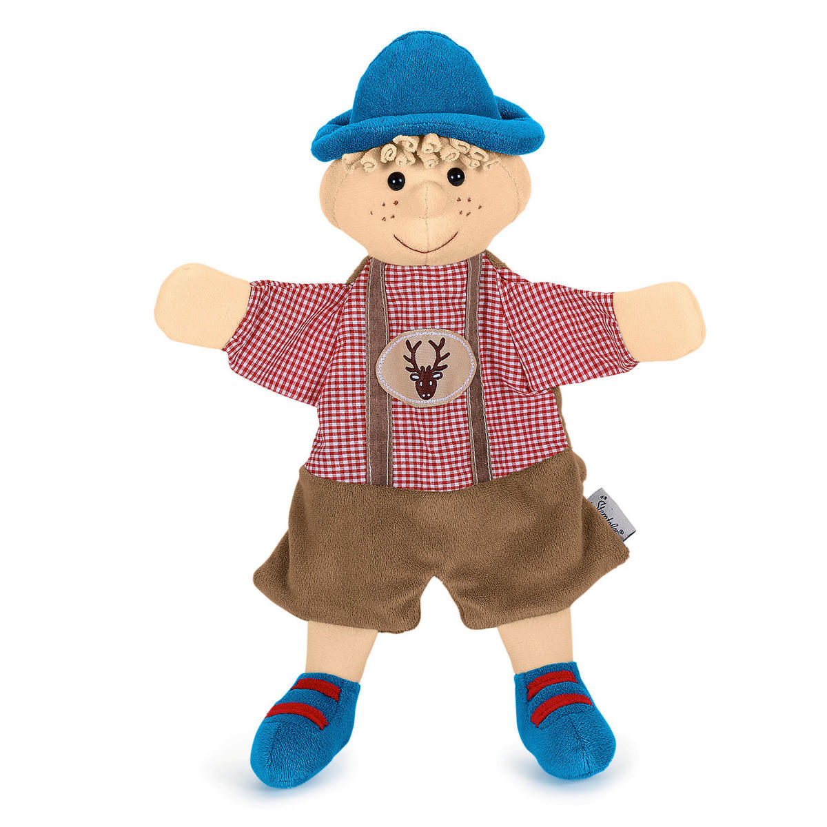 HANDPUPPE Seppel - Blau/Beige, Basics, Textil (32/27/9cm) - Sterntaler