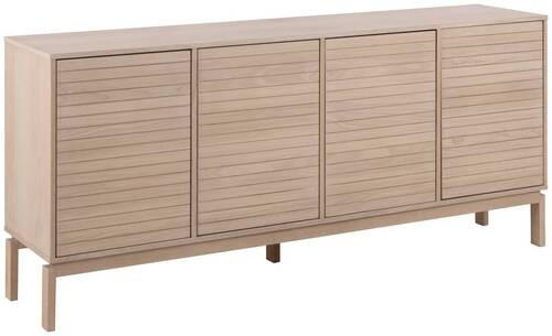 SIDEBOARD  in 180/80/40 cm  - Eichefarben/Weiß, Design, Holz/Holzwerkstoff (180/80/40cm) - Livetastic