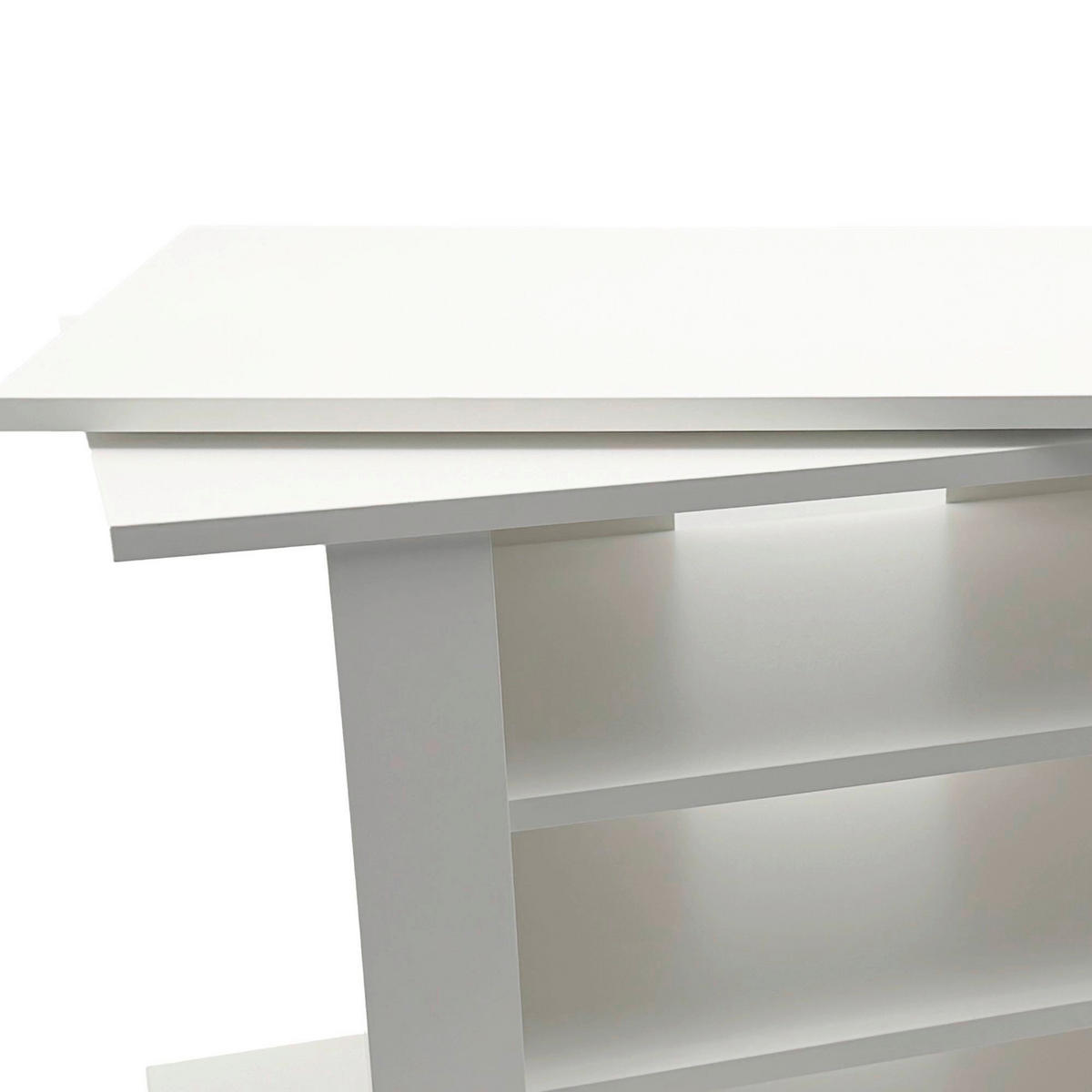 LOWBOARD  78/51/38 cm  stehend  - Schwarz/Weiß, Design, Holzwerkstoff/Kunststoff (78/51/38cm) - Livetastic