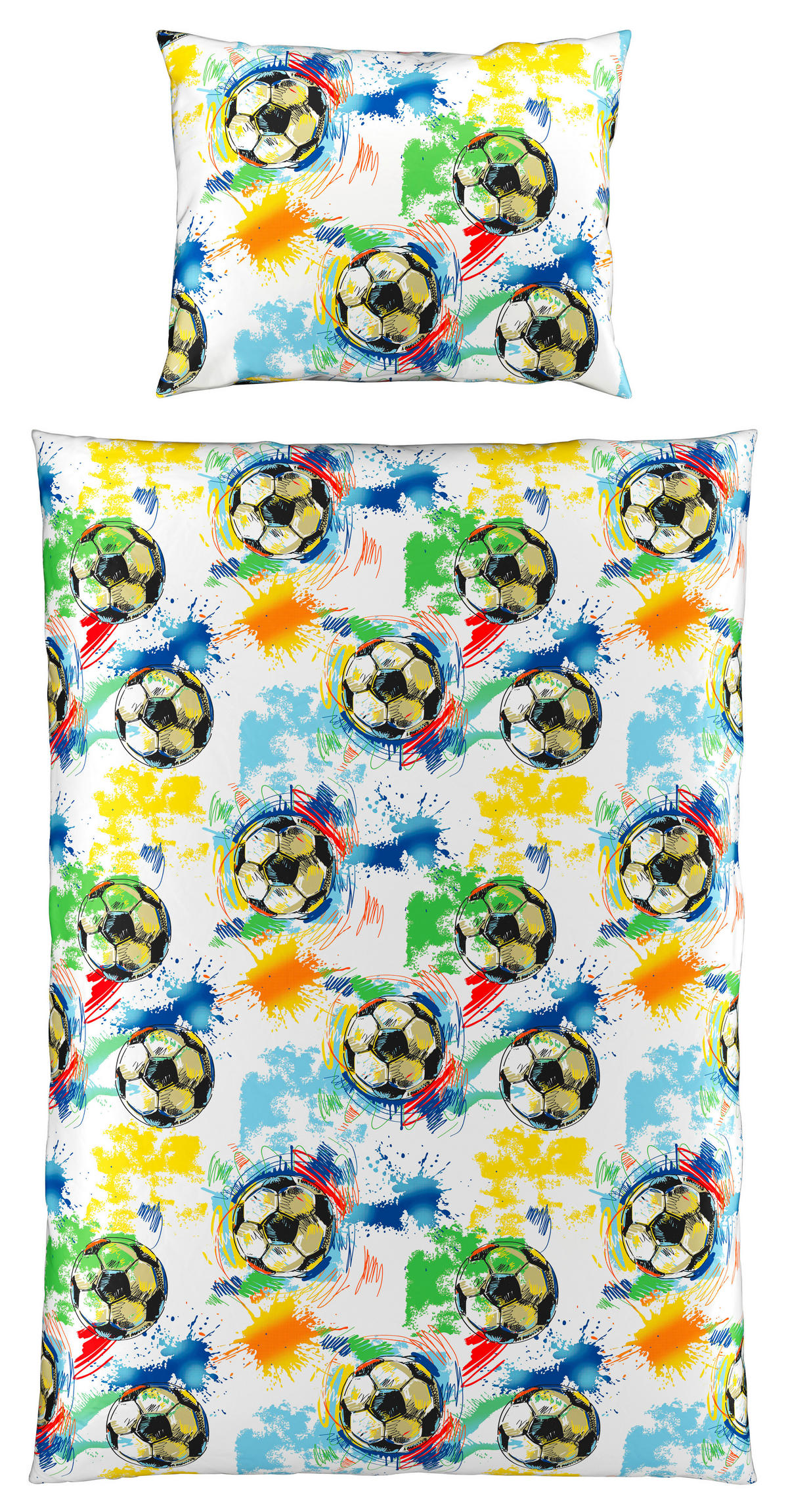 DETSKÉ OBLIEČKY FUTBAL 140/200 cm  - viacfarebná, Konventionell, textil (140/200cm) - Ben'n'jen