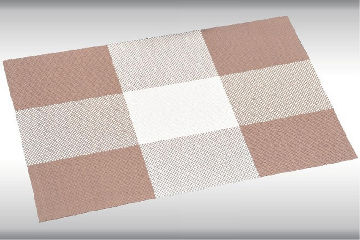 STONI PODMETAČ   - bela/braon, Konvencionalno, plastika (43/29cm) - Kesper