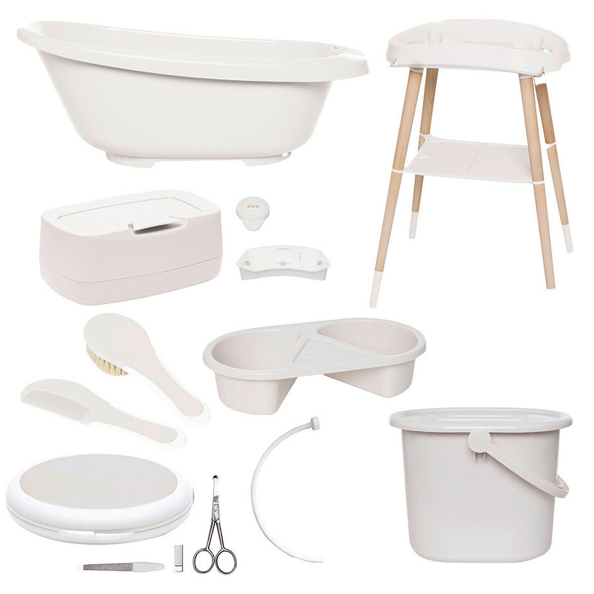 BABYBADESET sense  - Beige, Basics, Kunststoff (79.5/40/46cm) - Bebe Jou