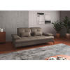 3-SITZER-SOFA Kombination Echtleder/Stoff Vliesstoff Grau  - Schwarz/Grau, KONVENTIONELL, Leder/Textil (212/90/122cm) - Sit & More