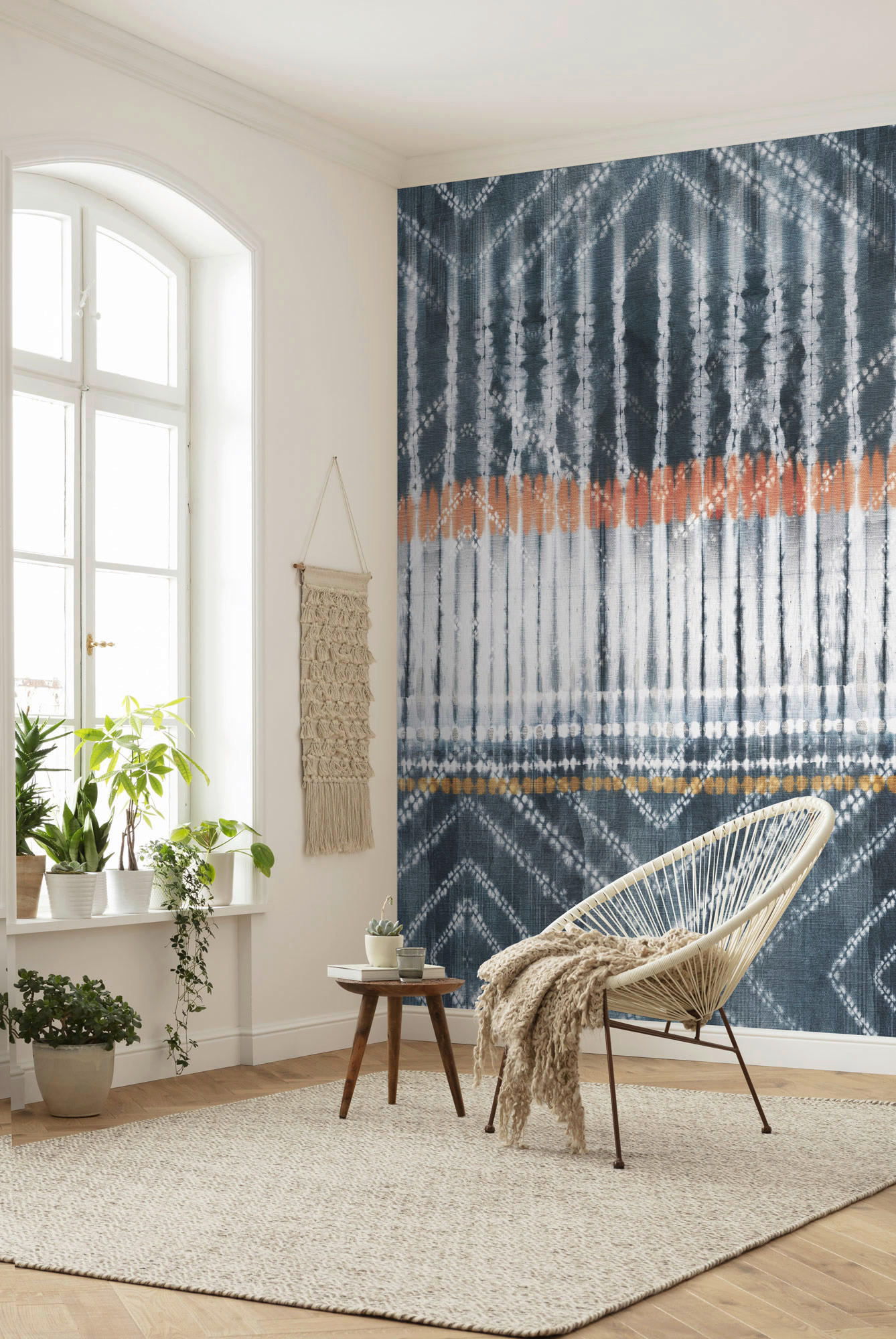 VLIESTAPETE - Blau/Weiß, Basics (200/250cm) - Komar