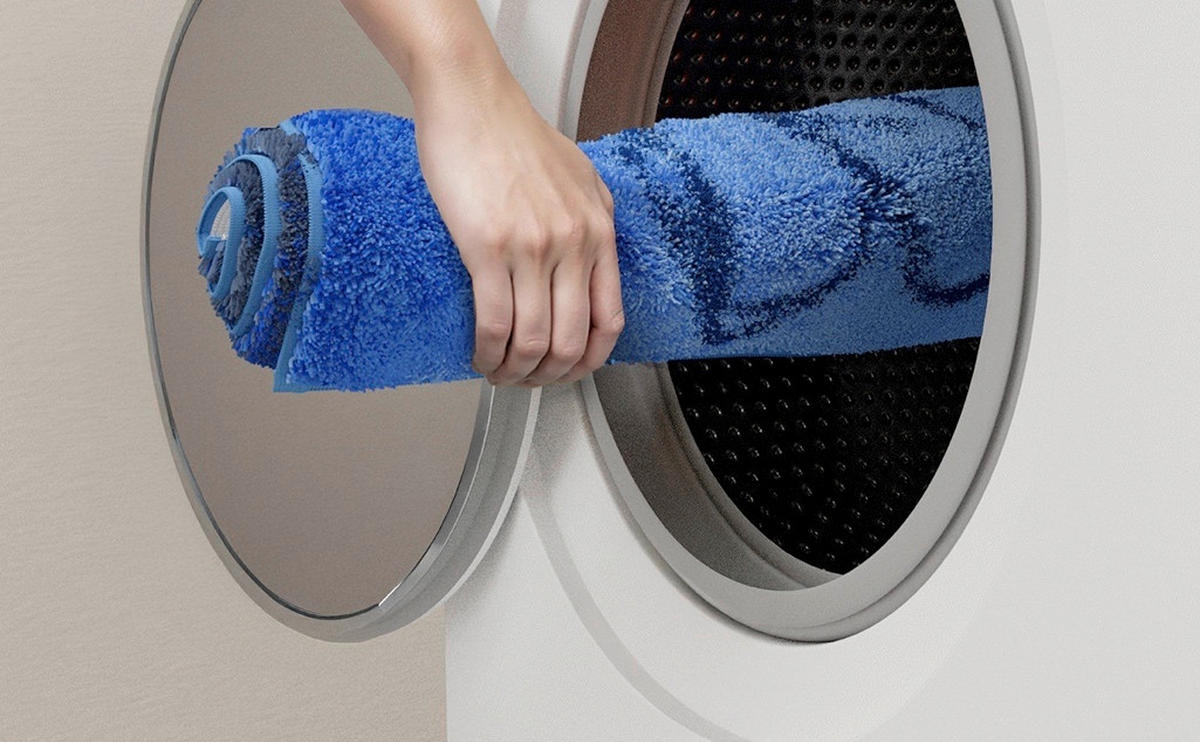 BADEMATTE Blau 60/100 cm  - Blau, KONVENTIONELL, Kunststoff/Textil (60/100cm) - Grund