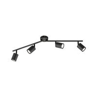 LED-DECKENLEUCHTE 4,0 W    79/8/13 cm  - Schwarz, Design, Metall (79/8/13cm) - Fischer & Honsel