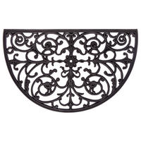 FUßMATTE  45/75 cm  Schwarz  - Schwarz, Basics, Kunststoff (45/75cm)
