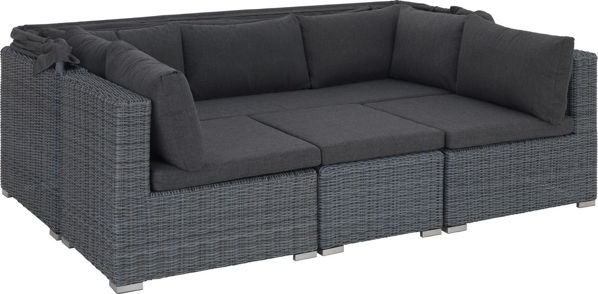 Mobilier Terasă Și Lounge   228/70/84 cm  - gri, Romantik / Landhaus, plastic/metal (228/70/84cm) - Ambia Garden