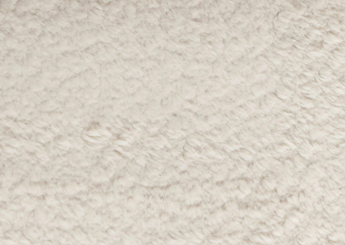 SESSEL in Teddystoff Beige  - Beige/Schwarz, Design, Textil/Metall (60/94/86cm) - Dieter Knoll