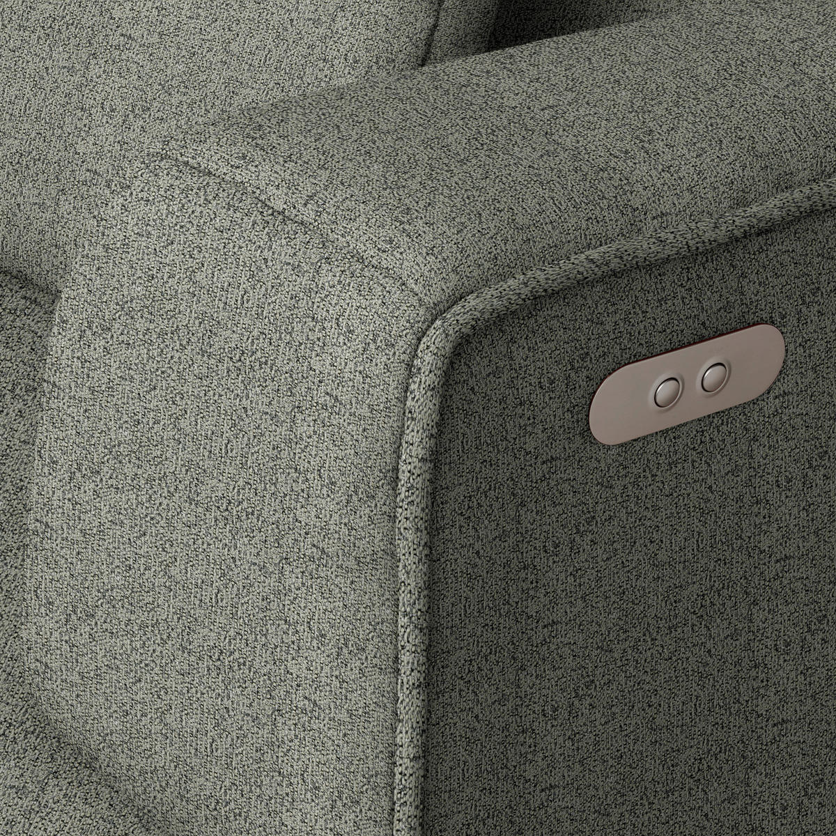 ECKSOFA  in Webstoff Graubraun Zierkissen, Rückenkissen  288/188 cm  - Graubraun/Schwarz, Design, Kunststoff/Textil (288/188cm) - Welnova