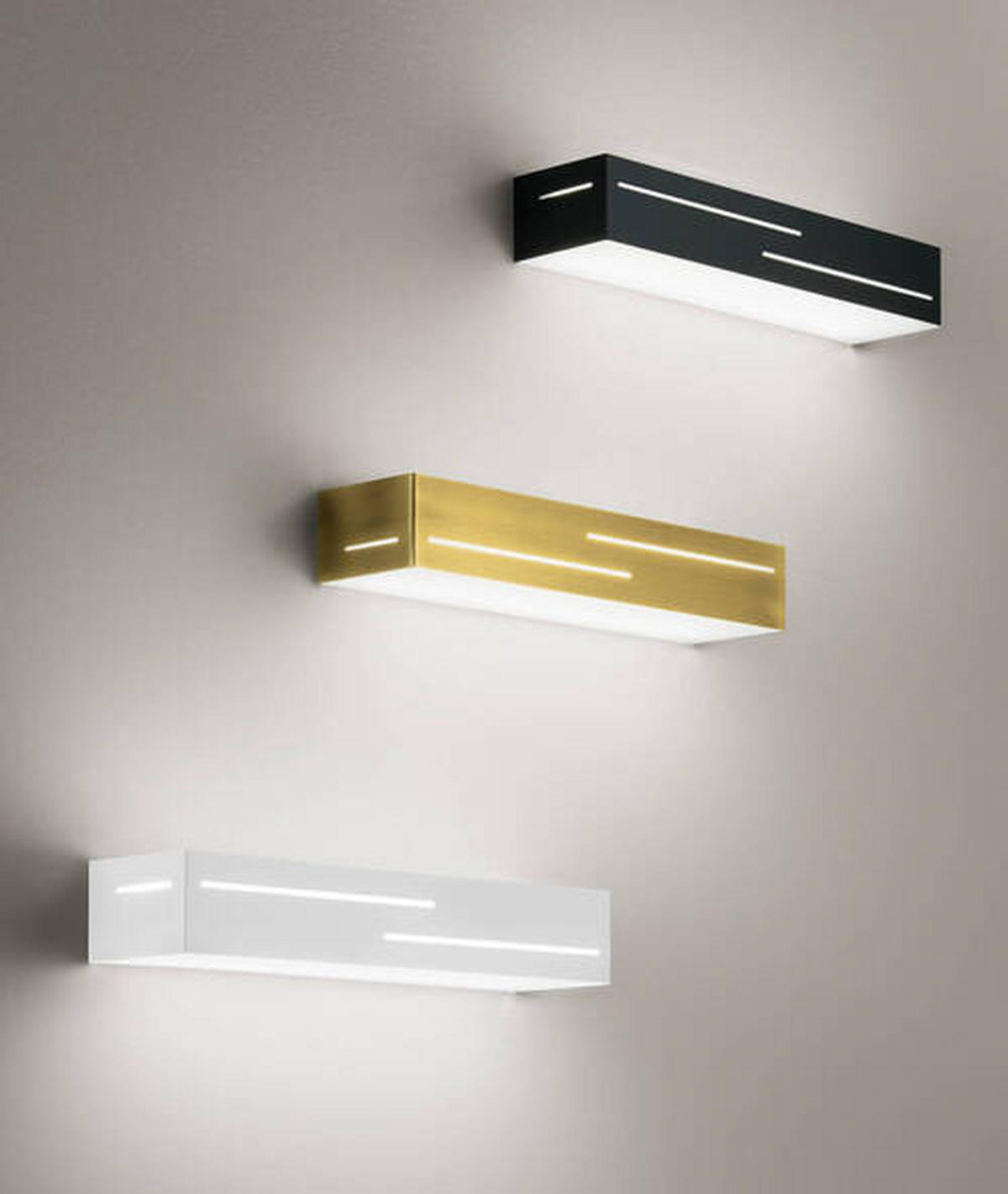 LED-WANDLEUCHTE Banny 31/7/5 cm   - Anthrazit, Basics, Kunststoff/Metall (31/7/5cm) - Fabas Luce