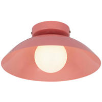 DECKENLEUCHTE  30/15 cm    - Rosa, Design, Kunststoff/Metall (30/15cm) - Collet's Monde