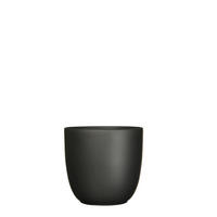CVETLIČNI LONEC - črna, Basics, keramika (17/16cm)